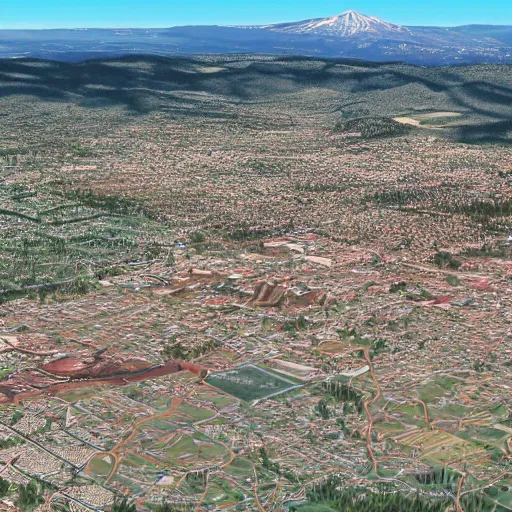 Image similar to city map of flagstaff Arizona showing all the neighborhoods