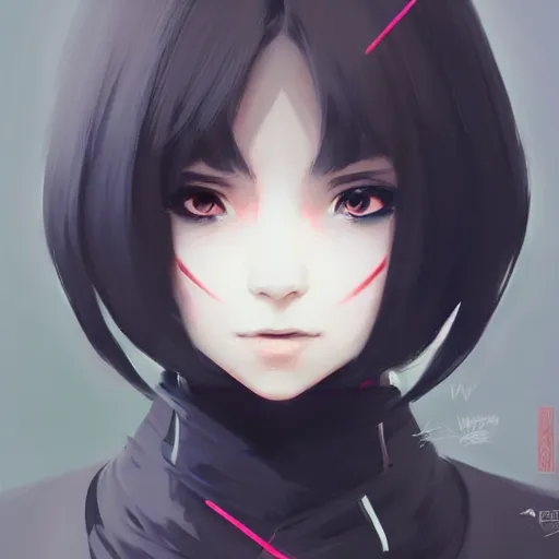 Image similar to a beautiful illustration of rosstran's nima character design, by guweiz and wlop and ilya kuvshinov and artgerm and makoto shinkai and studio ghibli, symmetrical eyes, aesthetic, gorgeous, stunning, alluring, attractive, artstation, deviantart, pinterest, digital art