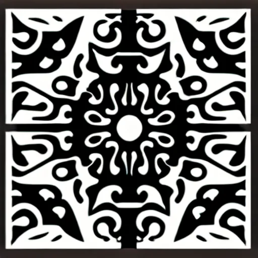 Image similar to vector art panel for cnc plasma, laser, modern design pattern