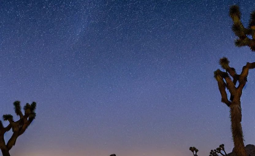 Image similar to joshua tree national park, night sky