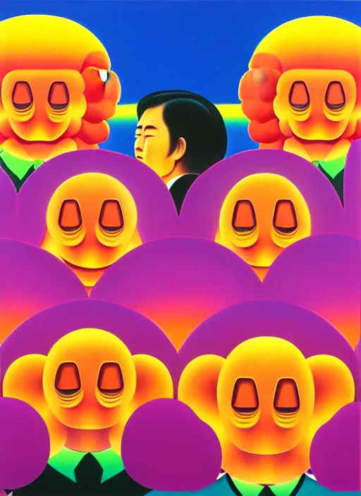 Image similar to flower men by shusei nagaoka, kaws, david rudnick, airbrush on canvas, pastell colours, cell shaded, 8 k