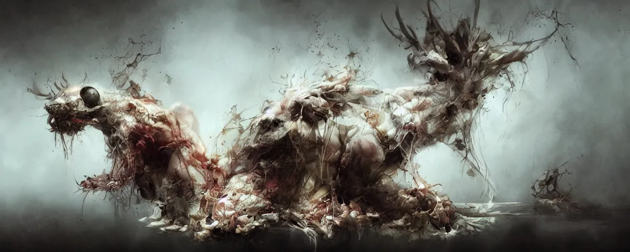 Image similar to The end of an organism, by ryohei hase