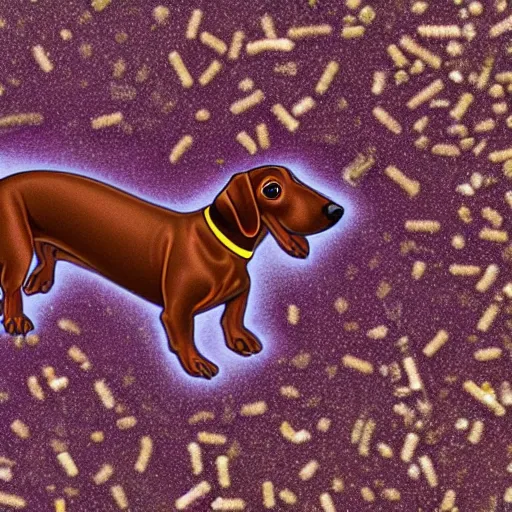 Image similar to tuberculosis dachshund bacillus under a microscope