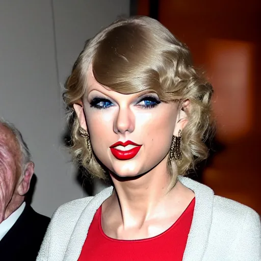 Prompt: 90 year old taylor swift