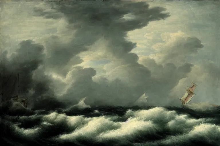 Image similar to a storm at sea