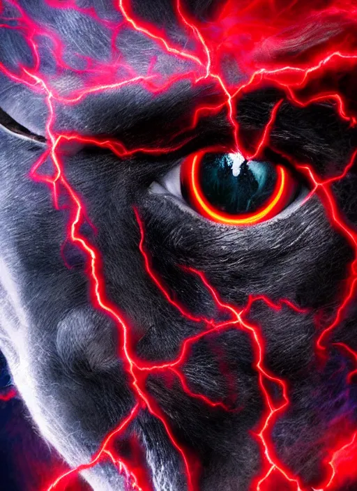 Prompt: hyper realistic ultra realistic chaos magic photo furious red glowing eyes biden, high quality photo, detailed , 8k