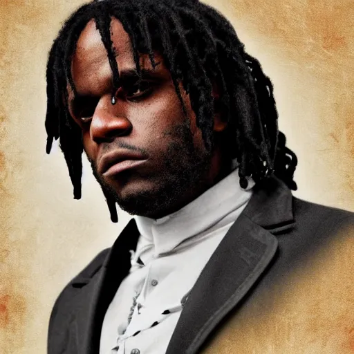 Image similar to Rapper Chief Keef In Django redemption 2 digital art 4K quality super realistic