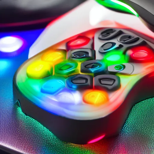 Prompt: rgb gamer coffing