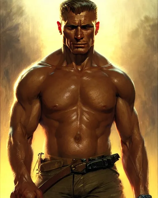 Prompt: fierce doc savage, fantasy character portrait, ultra realistic, concept art, intricate details, highly detailed by greg rutkowski, gaston bussiere, craig mullins, simon bisley