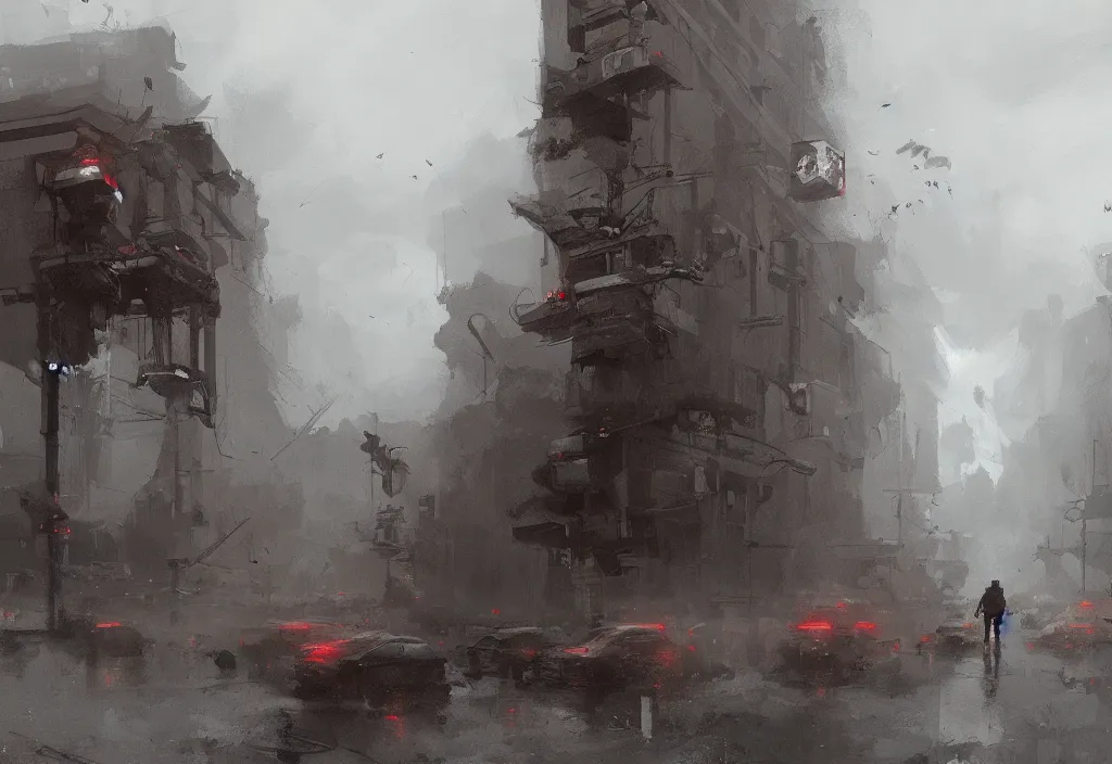 Image similar to denver, colorado, artstation, jakub rozalski, high detail, dramatic lighting