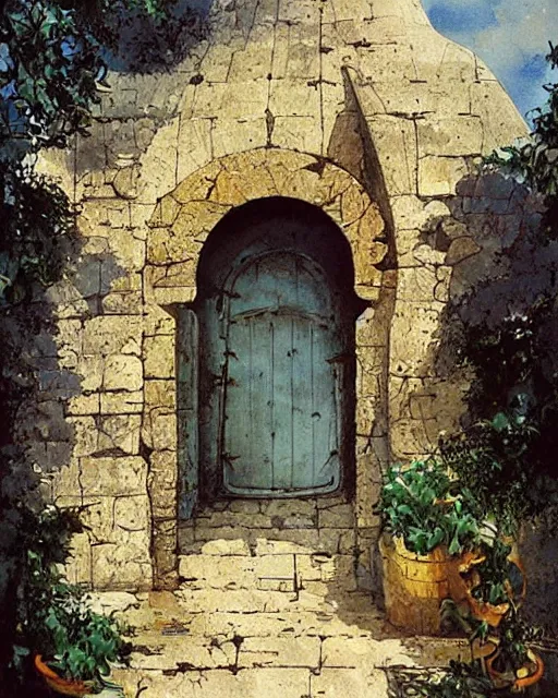 Image similar to trulli, apulia by peter andrew jones, hyper detailed