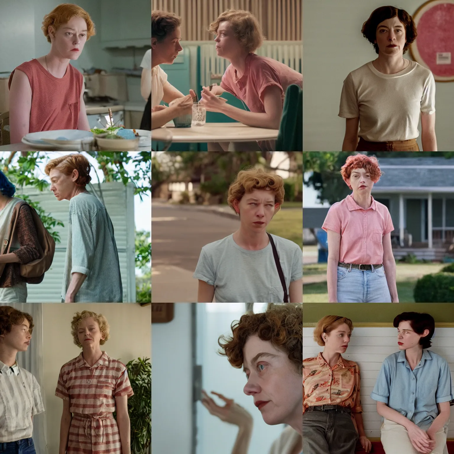 Prompt: a film still from 2 0 th century women ( 2 0 1 6 )