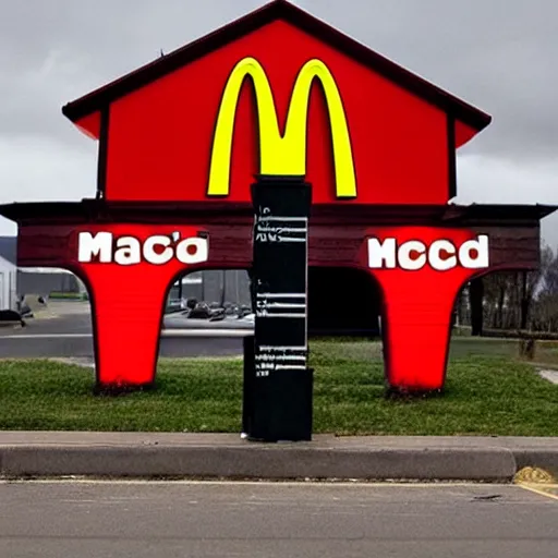 Image similar to church of McDonald's