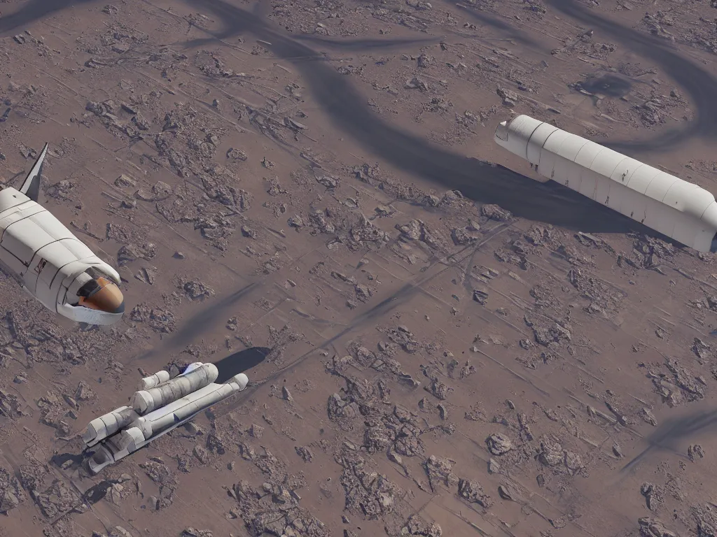 Prompt: an ultra realistic dystopian image of human migration in passenger space shuttles flying toward camera, perspective from space away from a dried desert dystopian earth, style by Richard Lim and annibale sinconolfi and Stalenhag, epic scale ultrawide angle, 3D rendered, Vray rendered, octane render, unreal engine