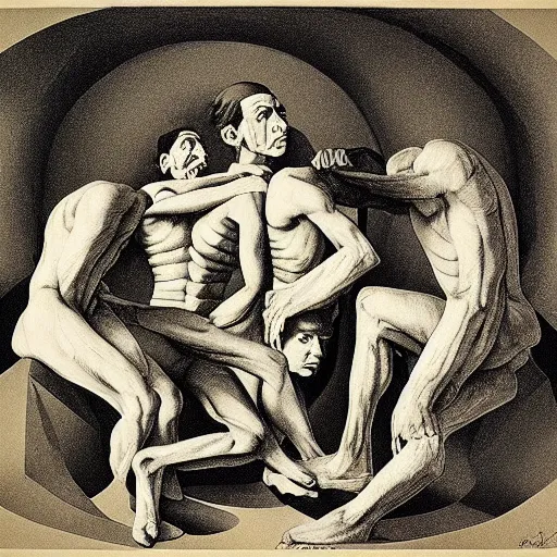 Image similar to lithography on paper secret lair conceptual figurative post - morden monumental dynamic portrait by goya and escher and hogarth, illusion surreal art, highly conceptual figurative art, intricate detailed illustration, controversial poster art, polish poster art, geometrical drawings, no blur