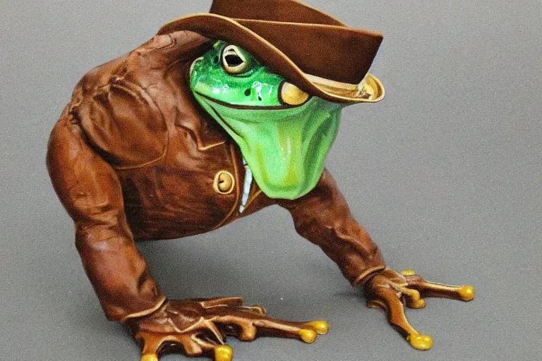 Image similar to cowboy frog