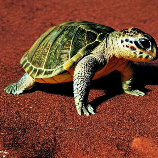 Image similar to quokka turtle hybrid, bold natural colors, national geographic photography, masterpiece, full shot