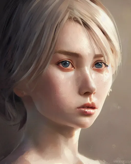 Prompt: portrait Anime cottagecore woman, girl cute-fine-face, pretty face, realistic shaded Perfect face, fine details. Anime. realistic shaded lighting by Ilya Kuvshinov Giuseppe Dangelico Pino and Michael Garmash and Rob Rey, IAMAG premiere, aaaa achievement collection, elegant freckles, fabulous