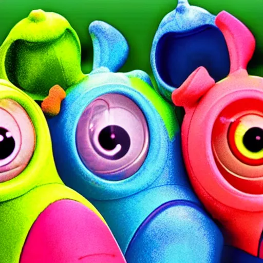 Image similar to Frog Teletubbies!!!!!!