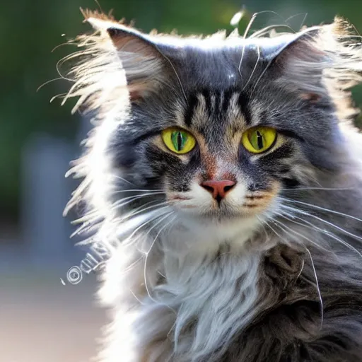 Image similar to a norwegian forest cat.