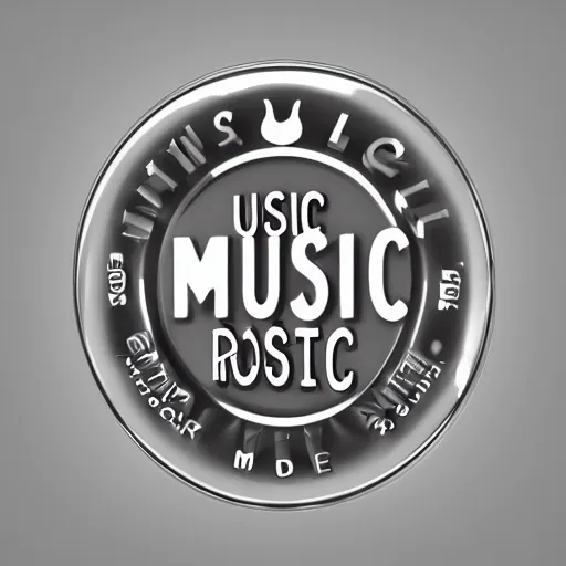 Image similar to 3D logo for music store