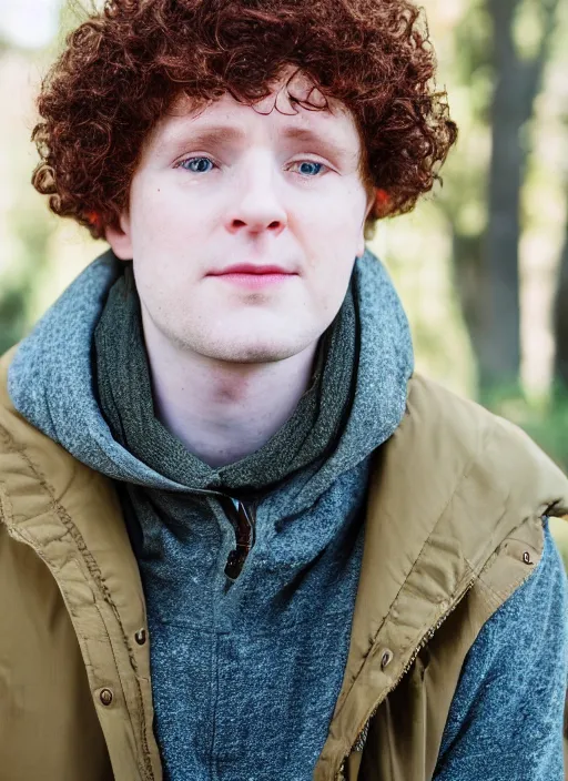 Image similar to portrait photo still of real life kyle broflovski, 8 k, 8 5 mm, f. 1 4