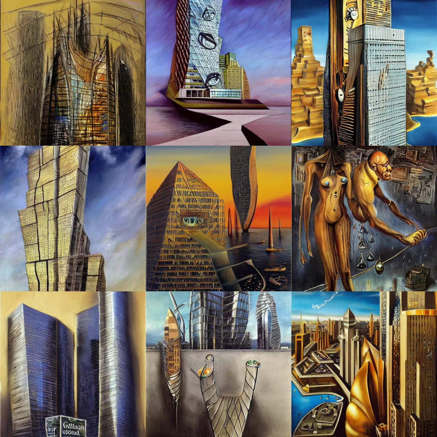 Prompt: goldman sachs by salvador dali, trending on artstation, favorites on deviantart, high quality art. artwork masterpieces, award winning