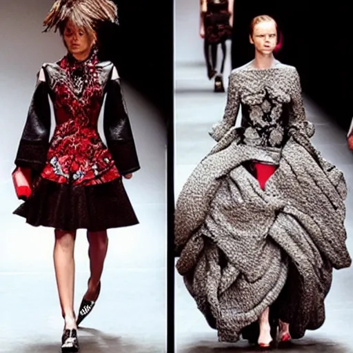 Image similar to “ alexander mcqueen fashion ”