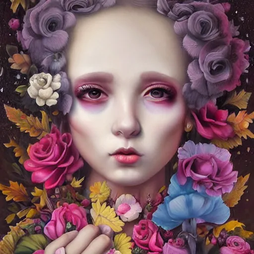 pop surrealism, lowbrow art, realistic spanish woman | Stable Diffusion ...