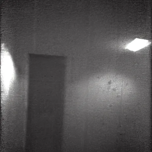 Image similar to insane nightmare, no light, everything is blurred, creepy shadows, creepypasta, very poor quality of photography, 2 mpx quality, grainy picture