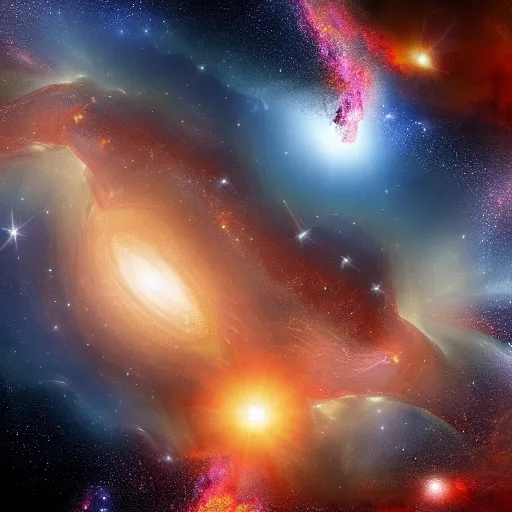 Image similar to the birth of the universe, dynamic, cinematic, 4 k uhd, extreme detail