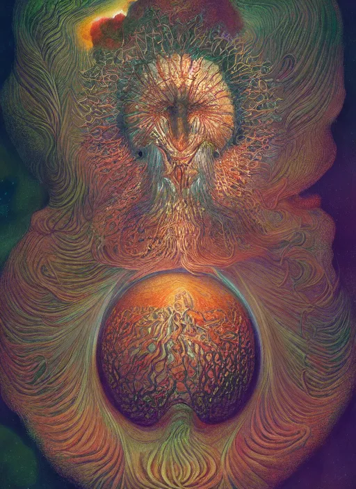 Image similar to abiogenesis, by ernst haeckel and agostino arrivabene and robert hooke and joaquin sorolla, vivid colours, atmospheric, digital painting, artstation, concept art, smooth, sharp focus, illustration, digital painting