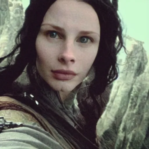 Image similar to selfie of arwen lotr