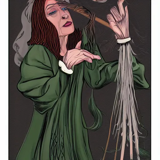 Image similar to a witch by barbara canepa and elisabetta gnone