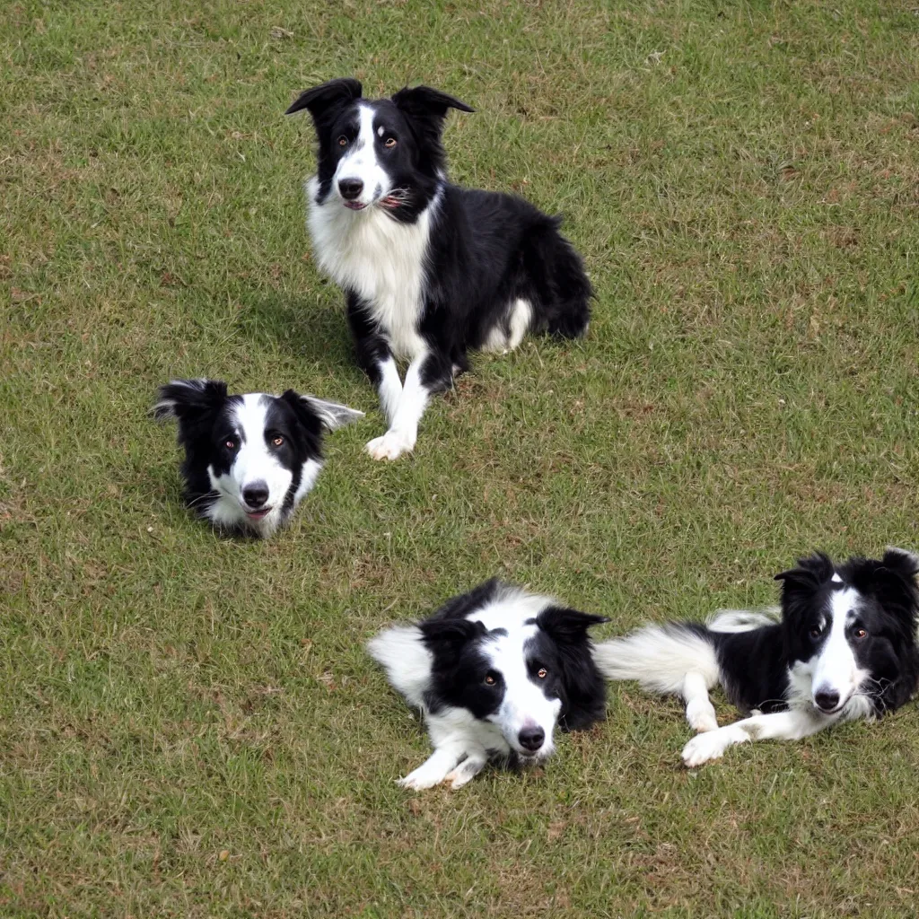 Image similar to where's waldo border collie