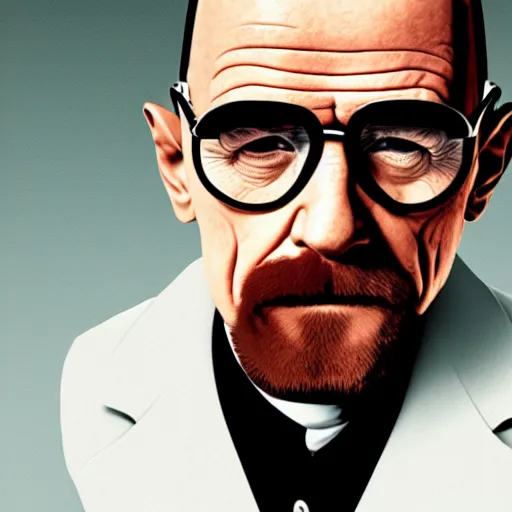 Image similar to Heisenburg mad and balding