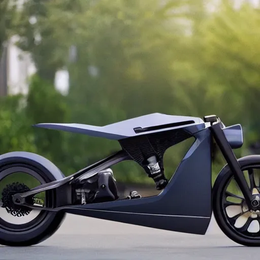 Image similar to nikola tesla designs street bike