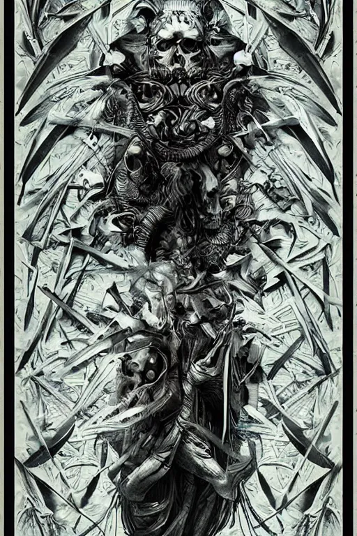 Image similar to damnation, trending on cgsociety, 4 k digital art, intricately defined, complexly detailed, mannerism, [ tarot card ]!!!!!