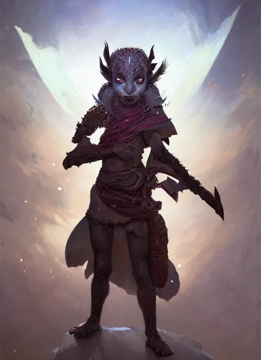 Image similar to highly detailed portrait of a asura from the game'guild wars 2 ', stephen bliss, unreal engine, fantasy art by greg rutkowski, loish, rhads, ferdinand knab, makoto shinkai and lois van baarle, ilya kuvshinov, rossdraws, tom bagshaw, alphonse mucha, global illumination, radiant light, detailed and intricate environment