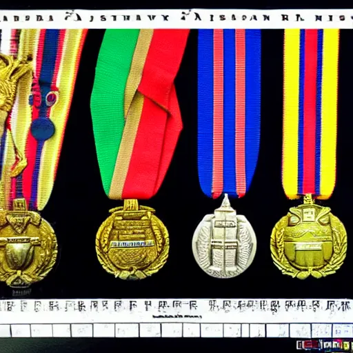 Prompt: General Zhukov with more medals