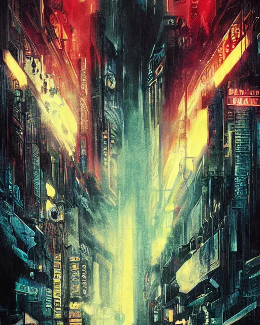 Prompt: blade runner by john alvin, movie poster, hyper detailed