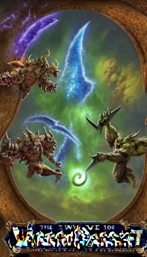 Image similar to the two complementary forces that make up all aspects and phenomena of life, from Warcraft