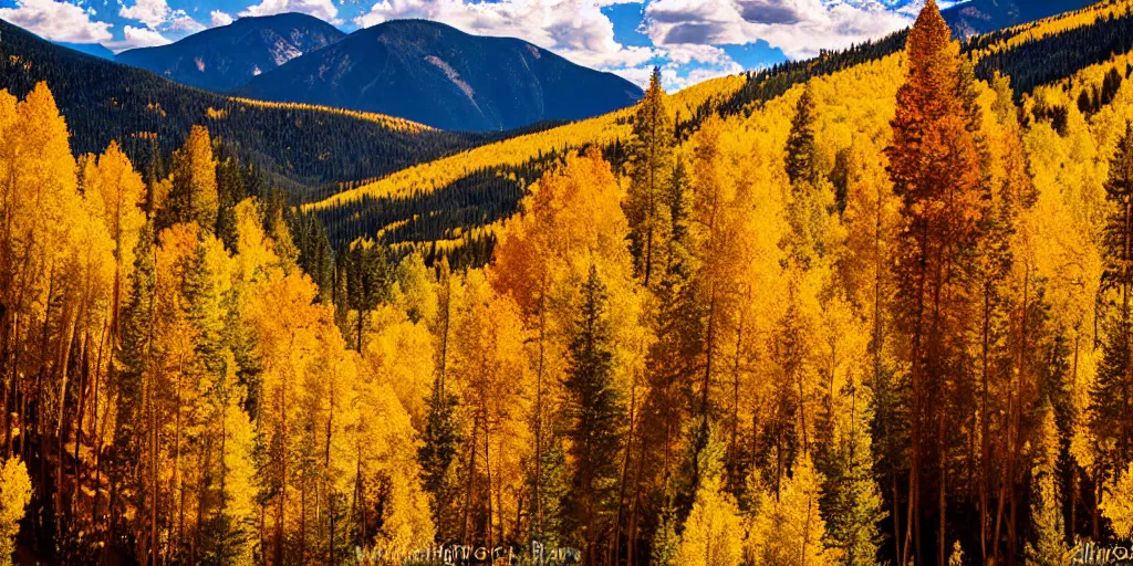 Image similar to colorado mountains in autumn