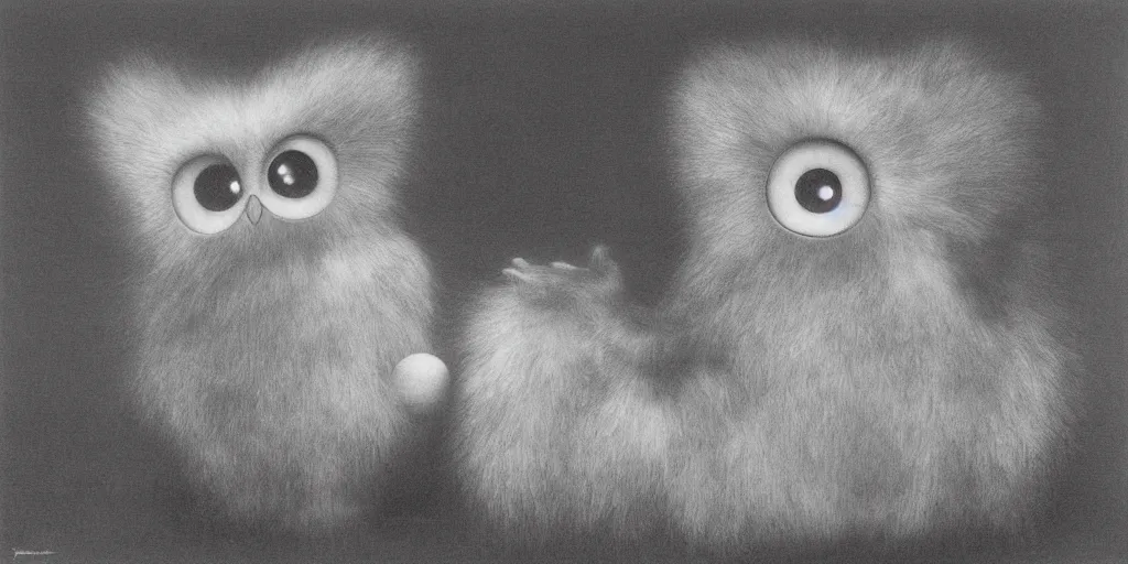 Image similar to furby, zdzisław beksinski