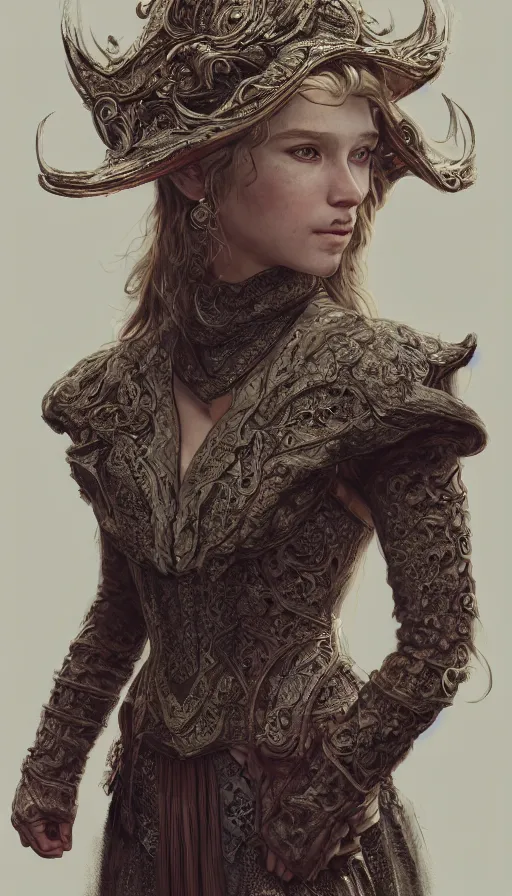 Image similar to hunter shaffer, traditional clothing, fame of thrones, fibonacci, sweat drops, intricate fashion clothing, insane, intricate, highly detailed, surrealistic, digital painting, artstation, concept art, smooth, sharp focus, illustration, unreal engine 5, 8 k, art by artgerm and greg rutkowski and alphonse mucha