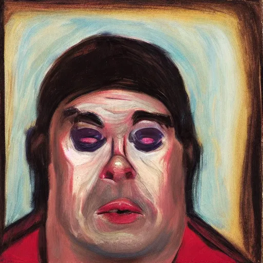 Prompt: portrait of an upside-down face