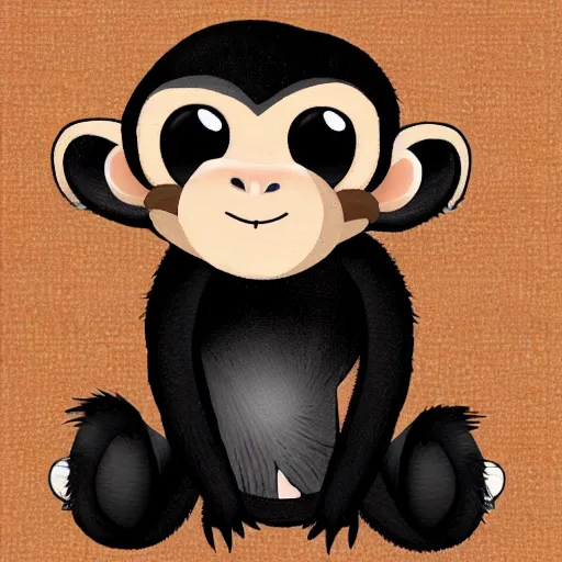 Prompt: a cute monkey, NFT style, cartoonish