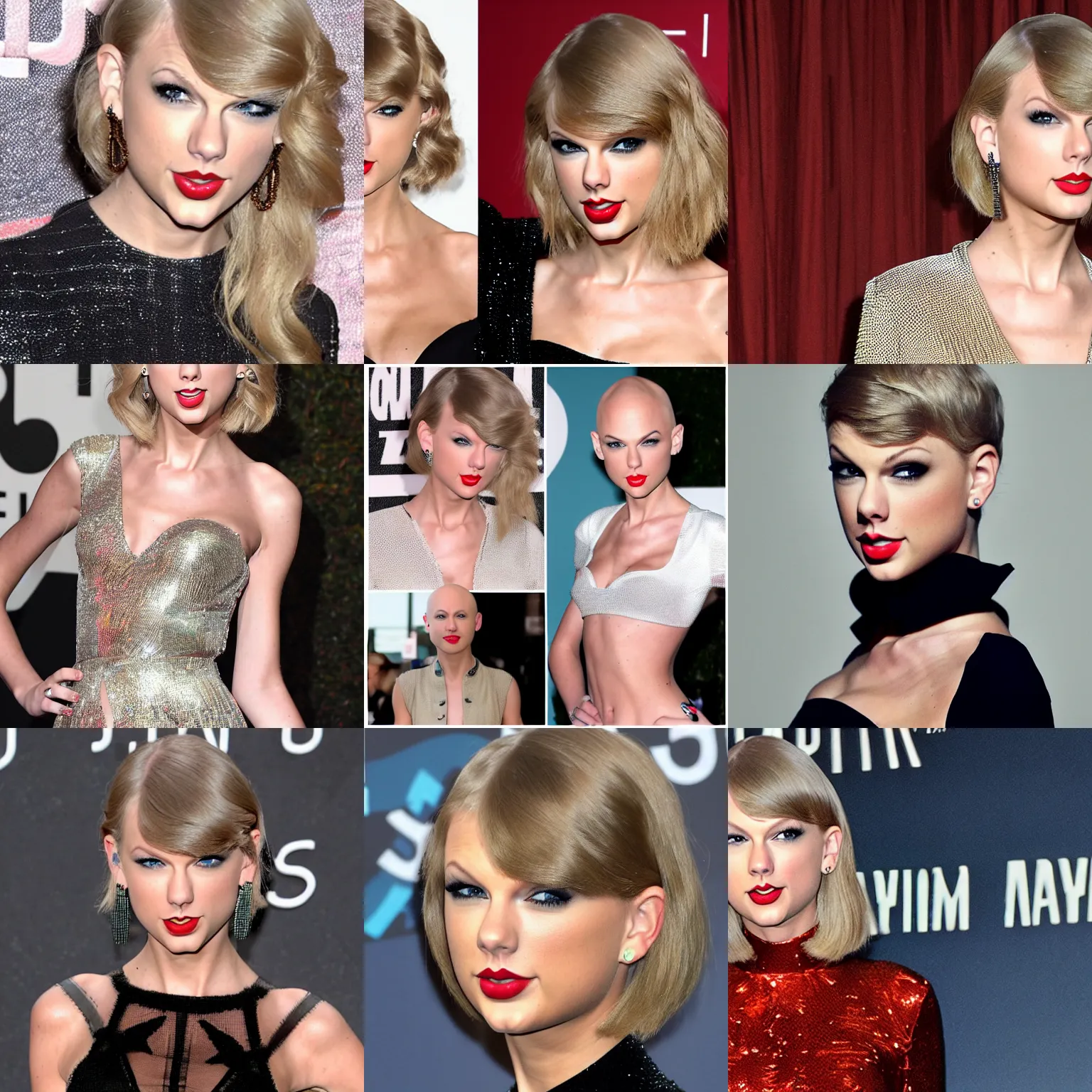 Prompt: bald Taylor Swift