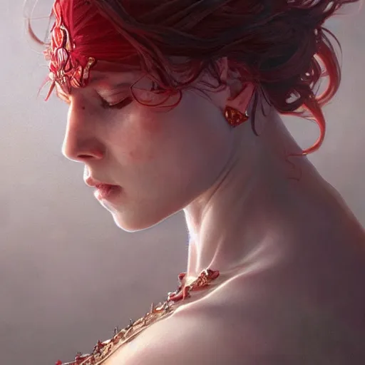 Image similar to ultra realistic illustration of blood for the blood god, intricate, elegant, highly detailed, digital painting, artstation, concept art, smooth, sharp focus, illustration, art by artgerm and greg rutkowski and alphonse mucha