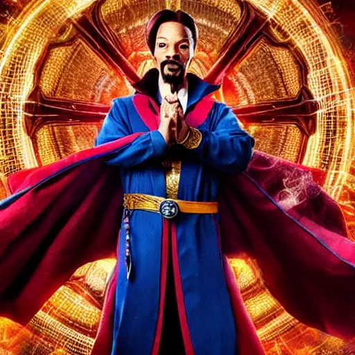 Prompt: snoop dogg as doctor strange, marvel cinematic universe, 2 k photo